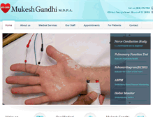 Tablet Screenshot of gandhiinternalmedicine.com